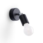 Настенный светильник FORNES 1 черный Sollux Lighting