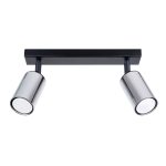 Laevalgusti WINX 2 must/kroomne Sollux Lighting
