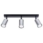Laevalgusti WINX 3 must/kroomne Sollux Lighting
