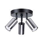 Laevalgusti WINX 3P must/kroomitud Sollux Lighting