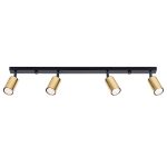 Laevalgusti WINX 4L must/kuldne Sollux Lighting