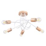 Люстра EMBER 5 белая Sollux Lighting