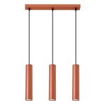 Подвесной светильник LAGOS 3L, красный охра Sollux Lighting