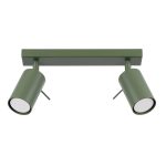 Потолочный светильник RING 2 оливково-зеленого цвета Sollux Lighting