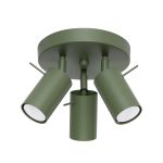 Потолочный светильник RING 3P оливково-зеленого цвета Sollux Lighting