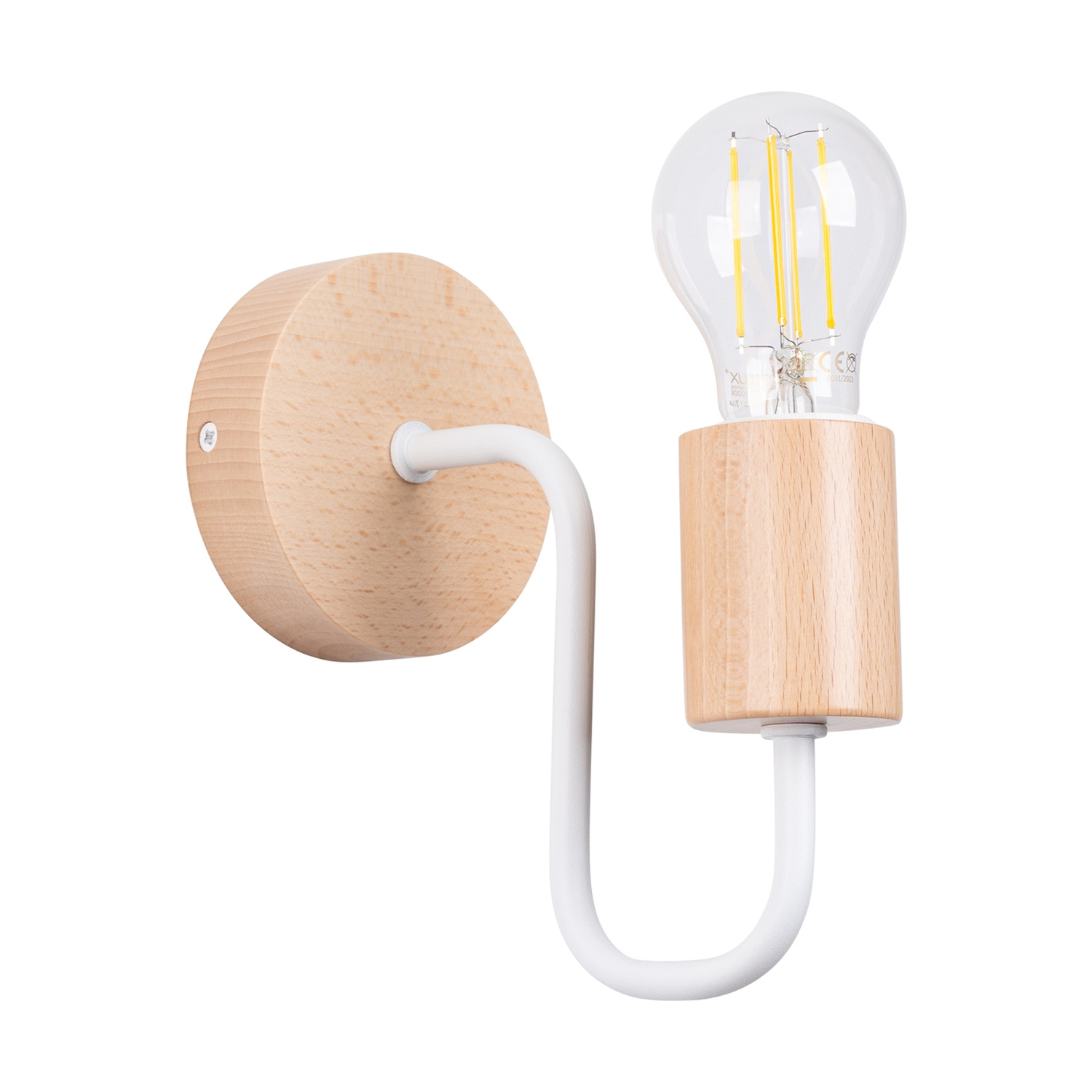 SKU 2600272 Настенный светильник TIMBO белый Sollux Lighting - Изображение 1
