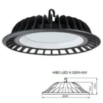LED valgusti UFO HIBO LED N 200W-NW 18000lm Kanlux