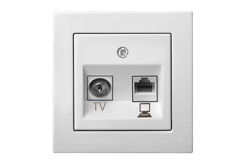 5c1737739eb48775087975.jpg EPSILON Pistikupesa ITVKL1-01 E/B TV+DAT (RJ45 cat.6), w/f VALGE, ilma raamita - Image 1
