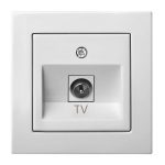 EPSILON Pistikupesa ITVL1-01 E/B TV VALGE, ilma raamita