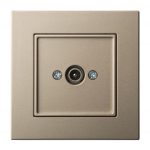 EPSILON Pistikupesa ITVL1-01 E/Ch TV champagne, ilma raamita