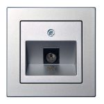 EPSILON Pistikupesa ITVL1-01 E/Mt TV METALLIC, ilma raamita