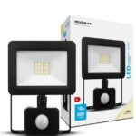 LED-prožektor + Sensor 10W 120° 4000K (800 lumen