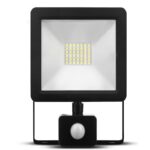 LED-prožektor + Sensor 30W 120° 4000K (2400 lumen
