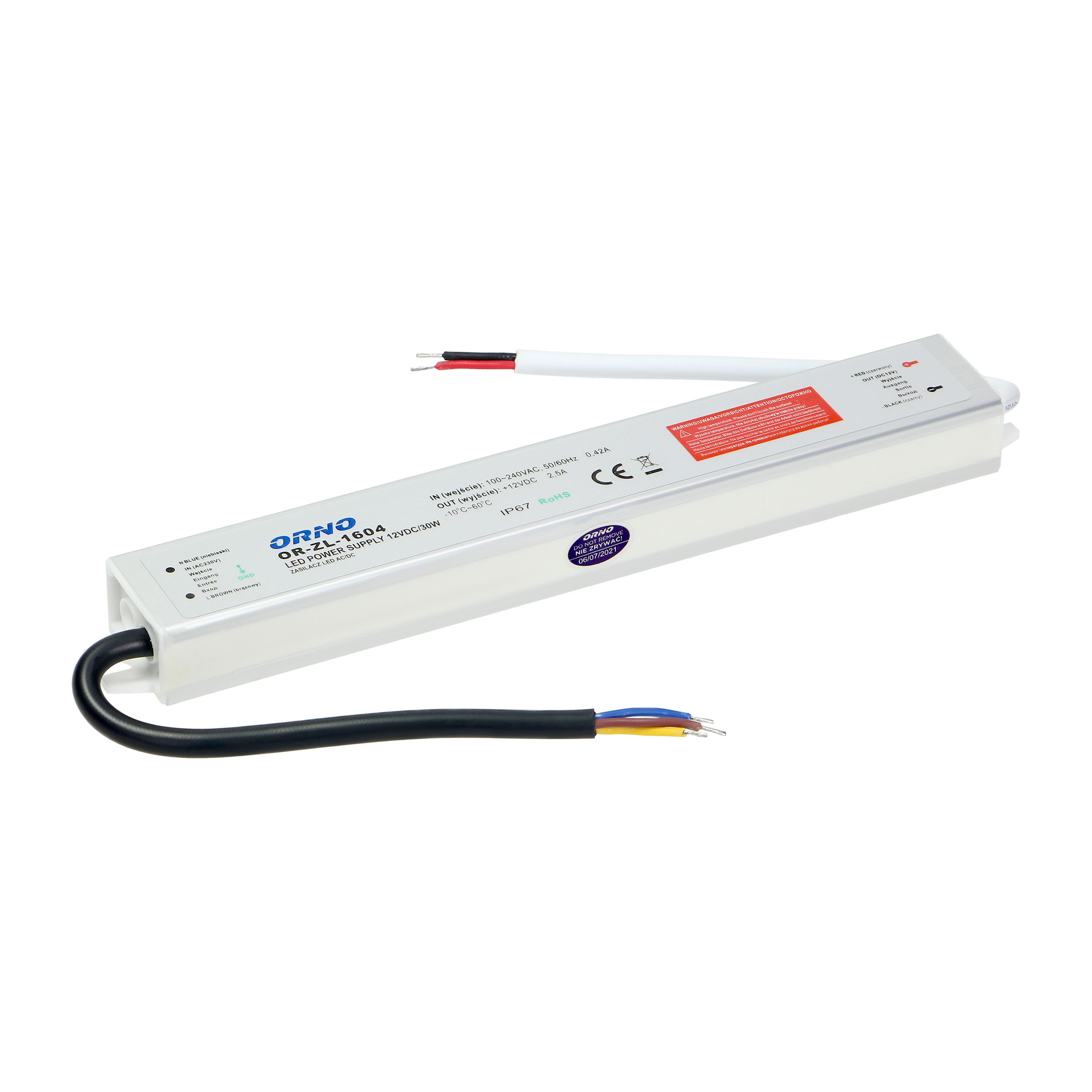 70571.png TRANSFORMATOR LED 30W/12V, IP67 - Image 1