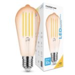 LED-lamp Filament Amber ST58 4W E27 360° 1800K (360 lumen)