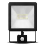 LED-prožektor + Sensor 50W 120° 4000K (4000 lumen