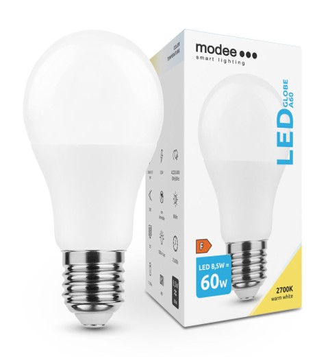 70712794.jpg LED-lamp Globe A60 8,5W E27 270° 2700K (806 lumen - Image 1