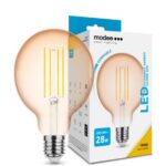 LED-lamp Filament Amber Globe G95 4W E27 360° 1800K (300 lumen)