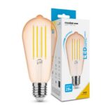 LED-lamp Filament Amber ST64 4W E27 360° 1800K (300 lumen) dimmerdatav