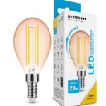 LED-lamp Filament Amber Globe Mini G45 4W E14 360° 1800K (300 lumen)