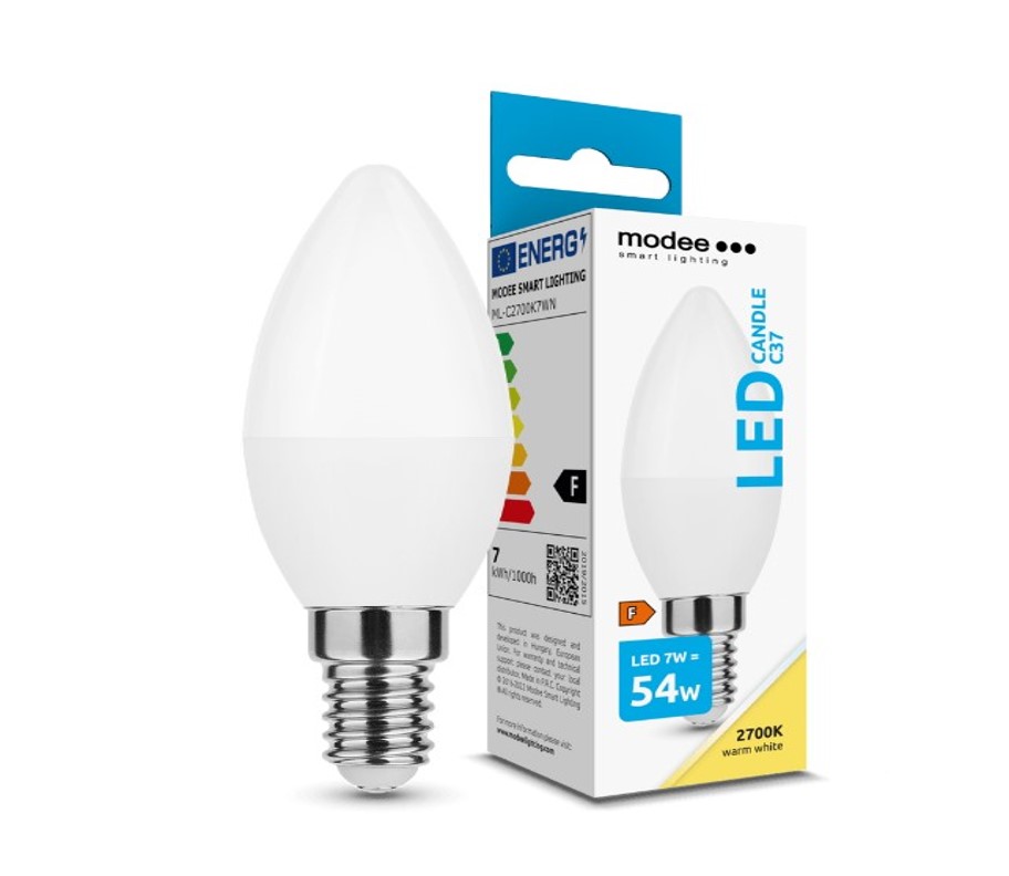 70718109.jpg LED-lamp Candle 7W E14 200° 2700K (700 lumen - Image 1