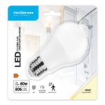 LED-lamp Smart (PIR Sensor) Globe A60 8,8W E27 270° 4000K (806 lumen)