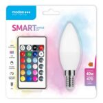 LED-lamp Smart (+Remote) Candle C35 4,9W E14 270° RGB+W (470 lumen)