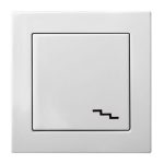EPSILON Veksellüliti 1-NE IP6 10-001-01 E/B VALGE ilma raamita ELEK..