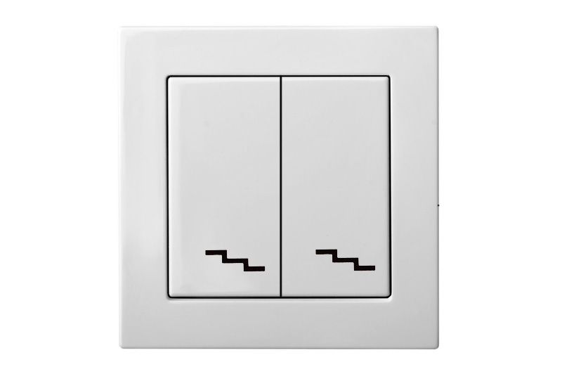IP66_10-001_E_B.jpg EPSILON Veksellüliti 2-NE IP6 IP6+6 10-001-01 E/B VALGE ilma raamita - Pilt 1