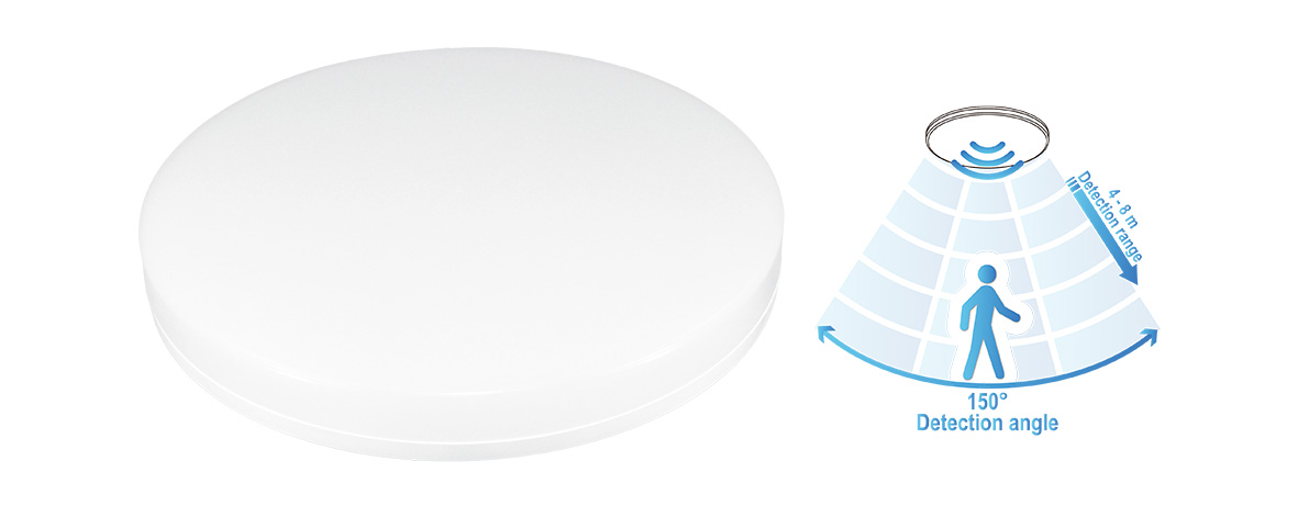 SKU 80548 LED Plafoon liikumisand-ga 15 W IP54, Commel - Pilt 1