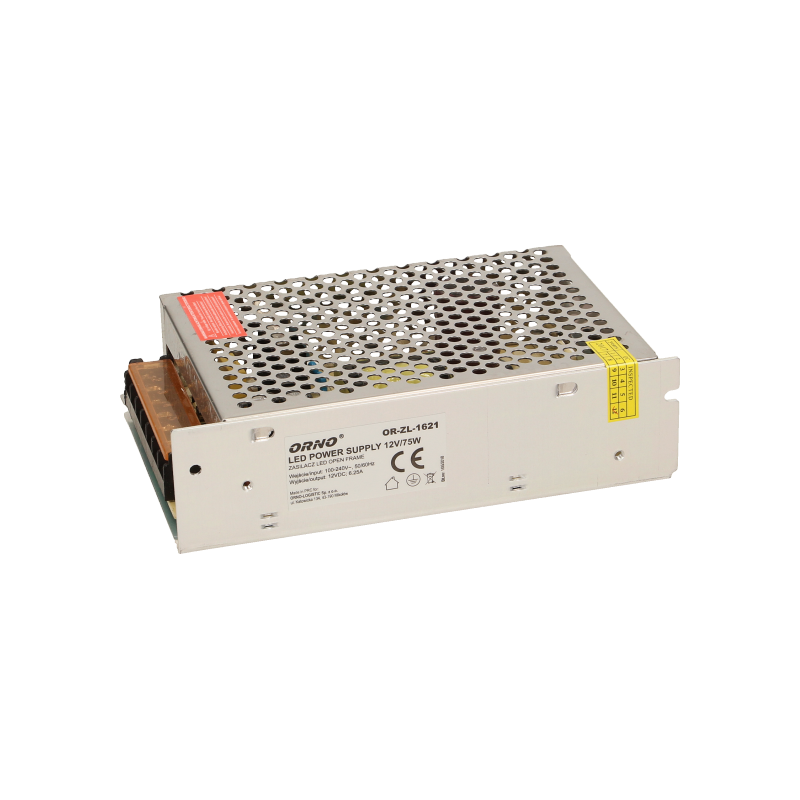 ORZL1621_5902560328745_2D_0001.png Toiteplokk 60W, 5A, IP20, OR-ZL-1633(1621) ORNO - Pilt 1