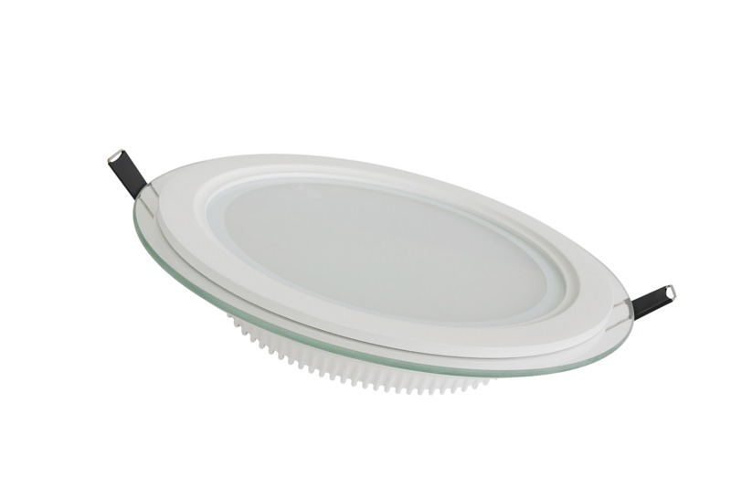 eng_pl_18W-LED-recessed-round-panel-warm-white-with-glass-frame-316_4.jpg Светодиодный светильник FIALE ECO круглый IP20 – 12 Вт - Изображение 1