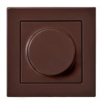 EPSILON Dimmer pehme fiksaatoriga IŠR005-01 E/R PRUUN, ilma raamita