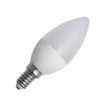 LED pirn E14 8,5W soe valge Optonica