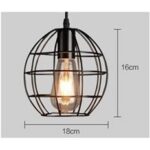 Rippvalgusti VISIONAL Geometric 3D / E27 / 180 x 160 mm / VS-DL-101