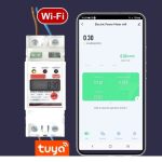 Wi-Fi TUYA SMART elektriarvesti 1F On/Off