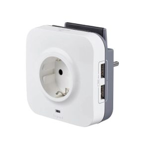 Legrand pistikupesa maandusega + 2xUSB koos telefoni alusega