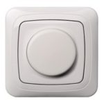 Dimmer ISR-002-01 A/B 400W Alfa LIREGÜS valge ilma raamita