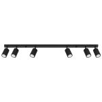 Laevalgusti KARBON 6L must Sollux Lighting