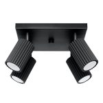 Laevalgusti KARBON 4 must Sollux Lighting