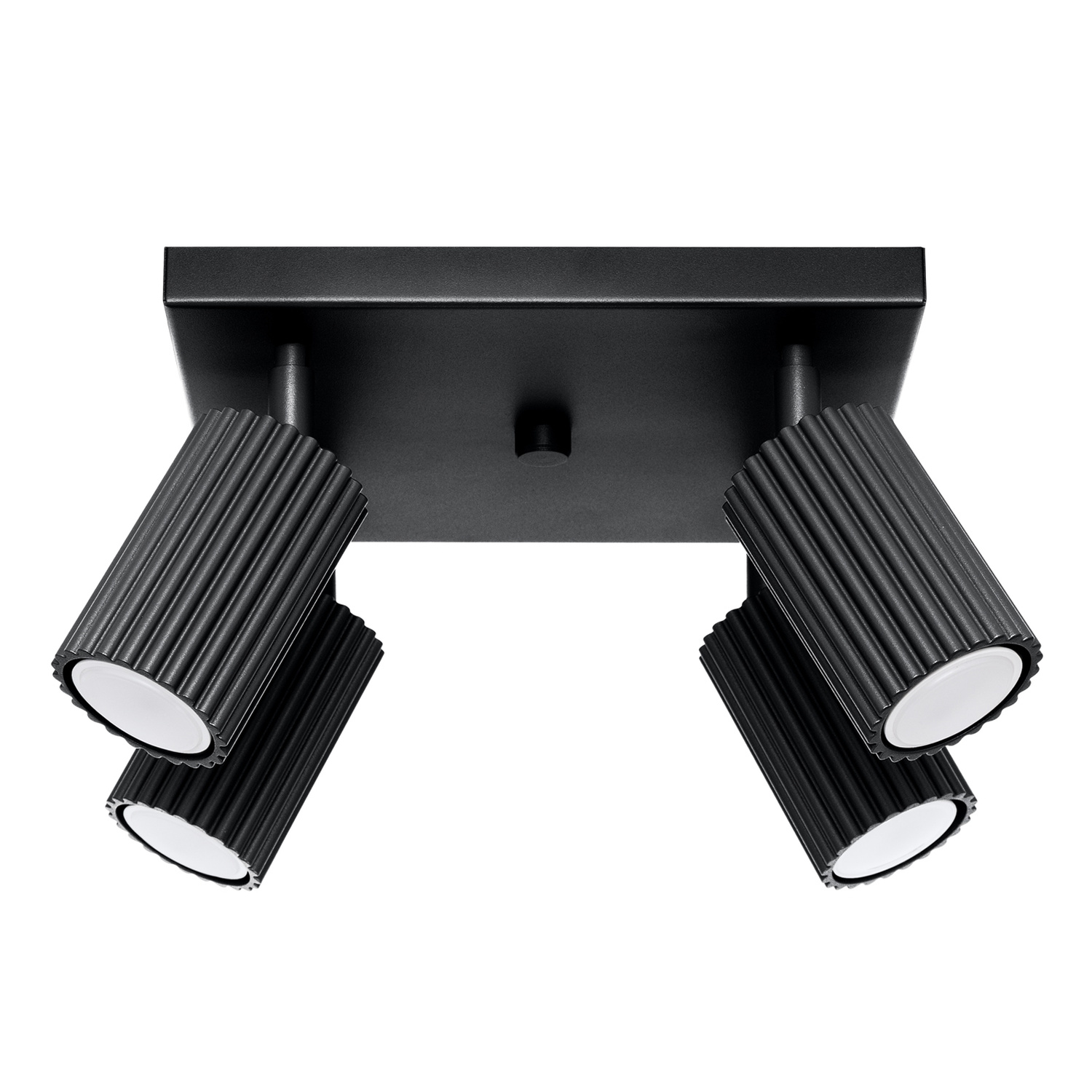 Laevalgusti-KARBON-4-must-Sollux-Lighting Laevalgusti KARBON 4 must Sollux Lighting