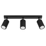 Laevalgusti KARBON 3L must Sollux Lighting