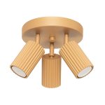 Потолочный светильник KARBON 3P золотистый Sollux Lighting