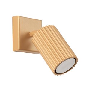 Настенный светильник KARBON золотистый Sollux Lighting