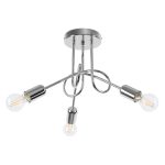 Lühter LOOP 3 kroom Sollux Lighting