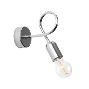 Настенный светильник LOOP хромированный Sollux Lighting