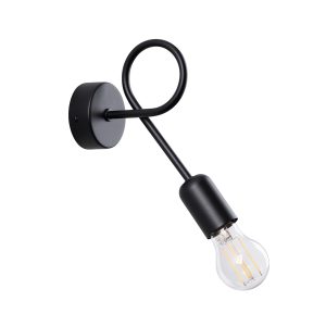 Настенный светильник LOOP черный Sollux Lighting