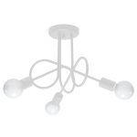 Lühter LOOP 3 valge Sollux Lighting
