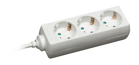2dbb16e10deff641b82be83467e93e75-2 Удлинитель на 3 розетки H05VV-F 3G1.0mm2, 5 м, макс. 3600 Вт