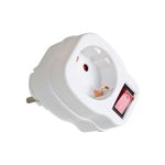 Pistikupesa lülitiga ja led valgustusega 240-301 Commel